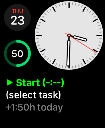 TimeCamp for Watch screenshot 3