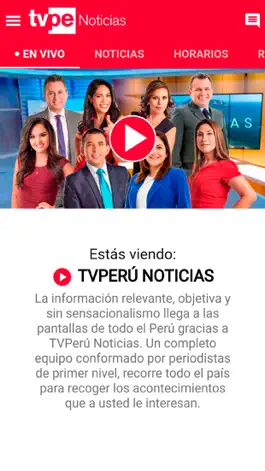Game screenshot APP TV PERÚ hack