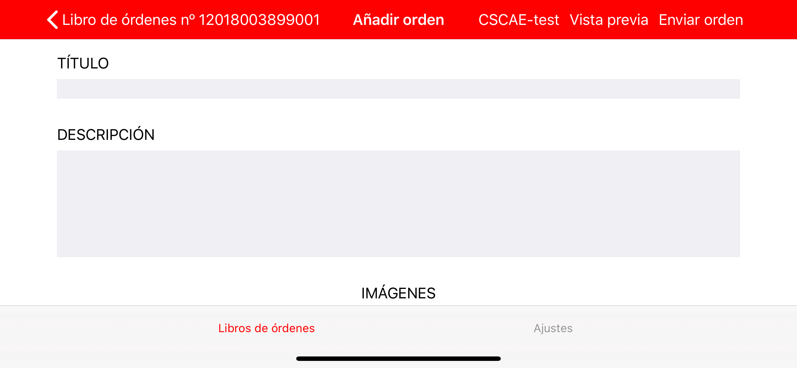Libro de Órdenes Digital CSCAE