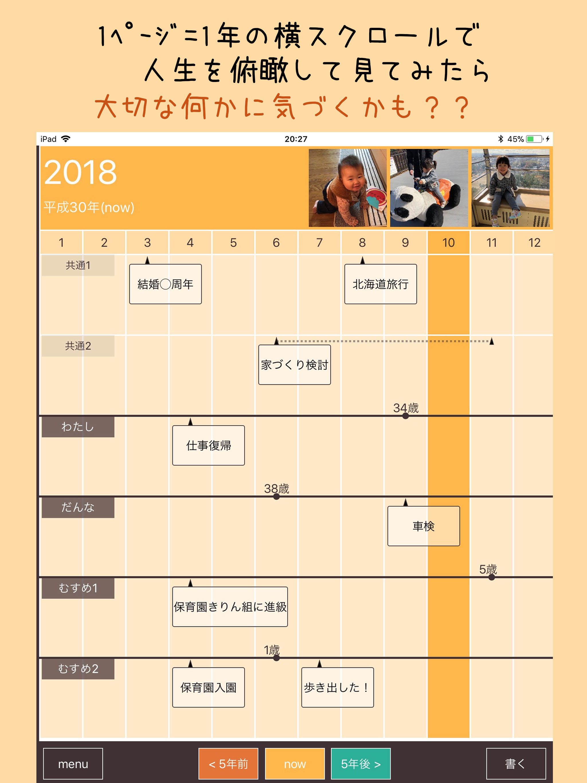 家族史年表＋未来設計