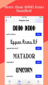 fonty - install any font iphone screenshot 2