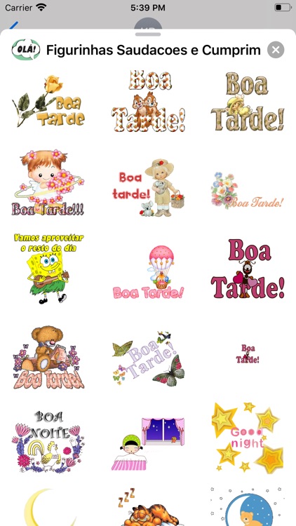 Figurinhas Saudações e Cumprim screenshot-5