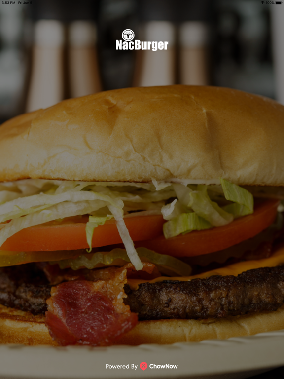 NacBurger iPad screenshot 1 - Food & Drink app