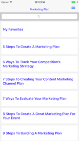 Brilliant Marketing Plan - screenshot