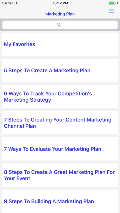Brilliant Marketing Plan - screenshot