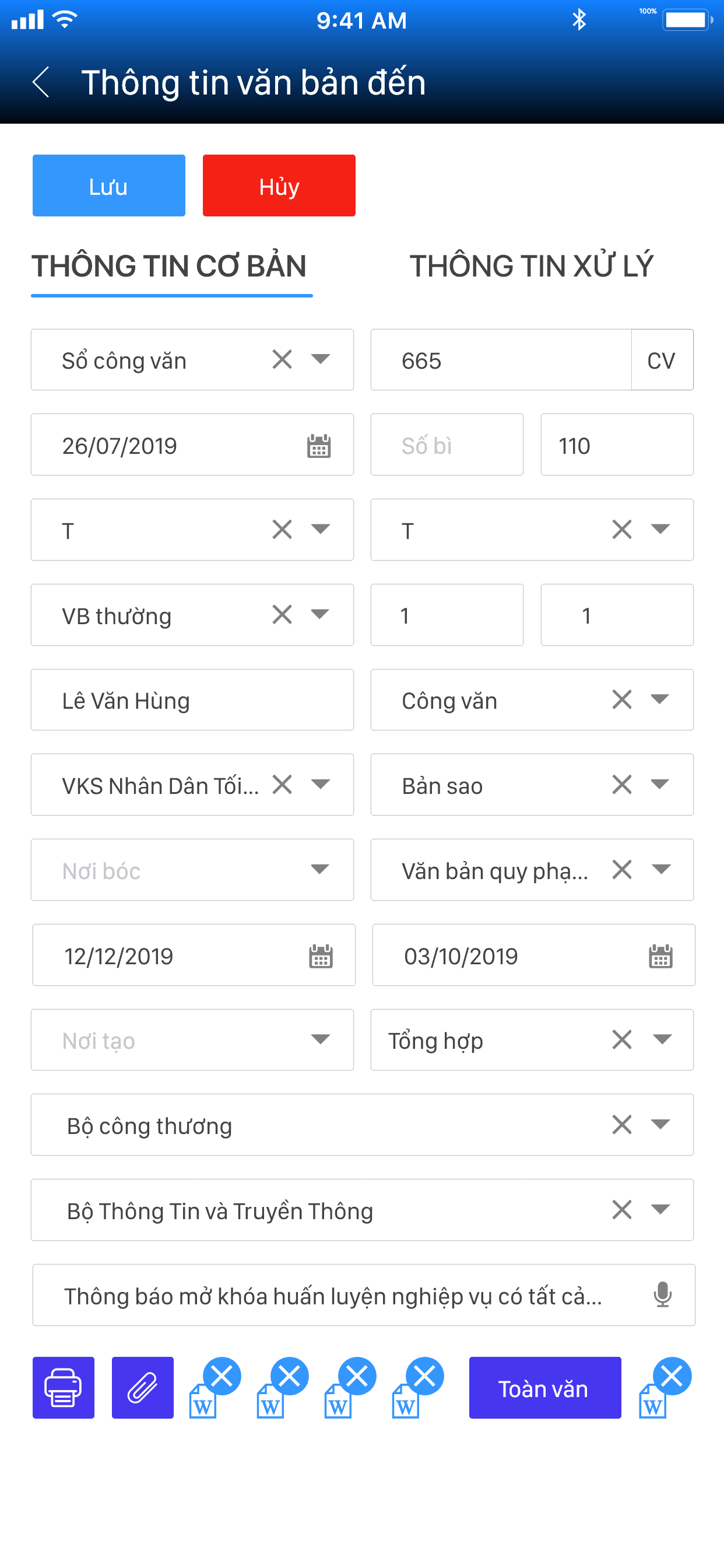 Quan Ly Van Ban - VKSTC screenshot 5