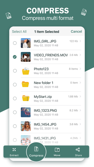 Screenshot #3 pour Zip app - Zip file reader