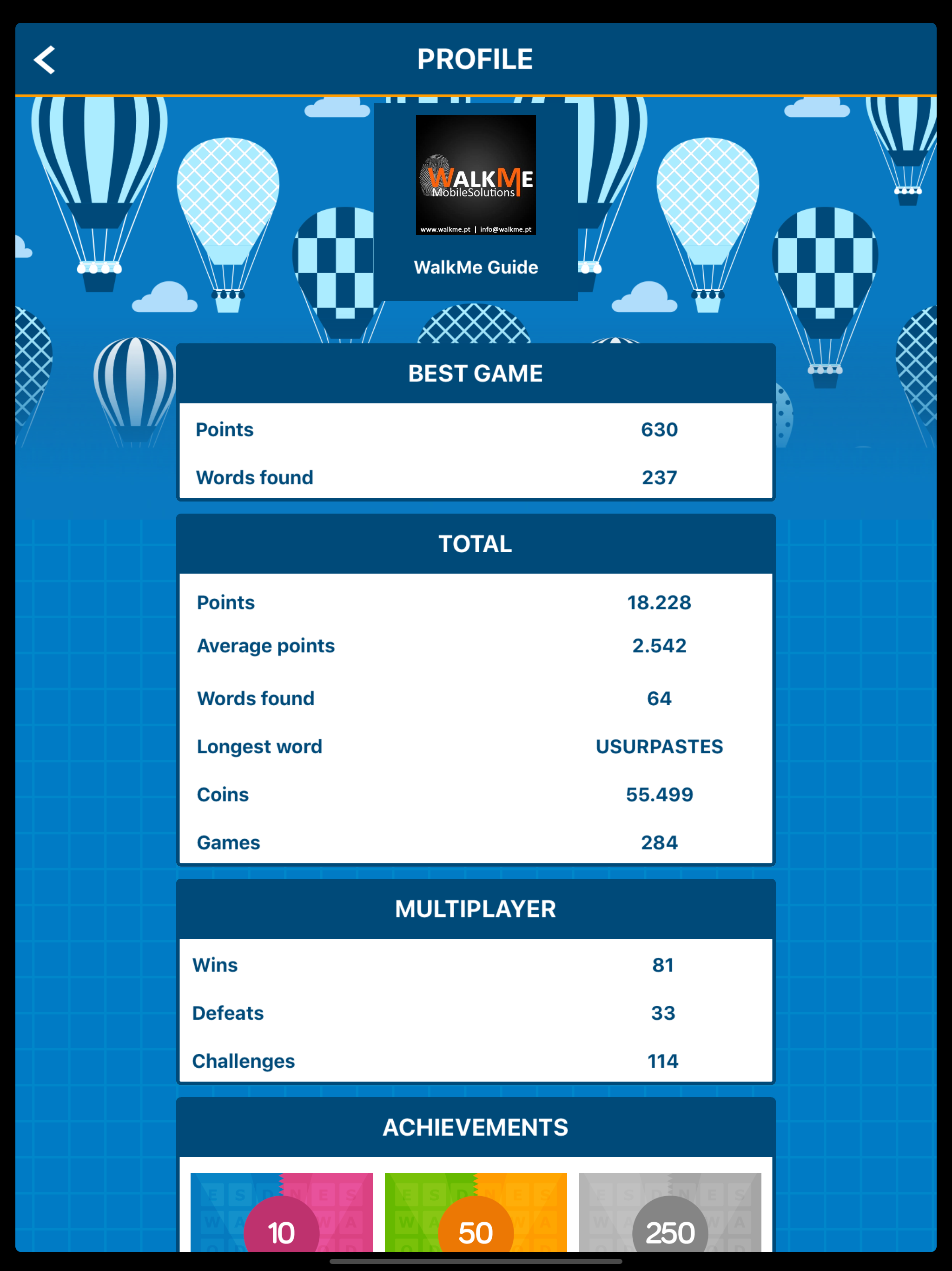 Word Grid Game