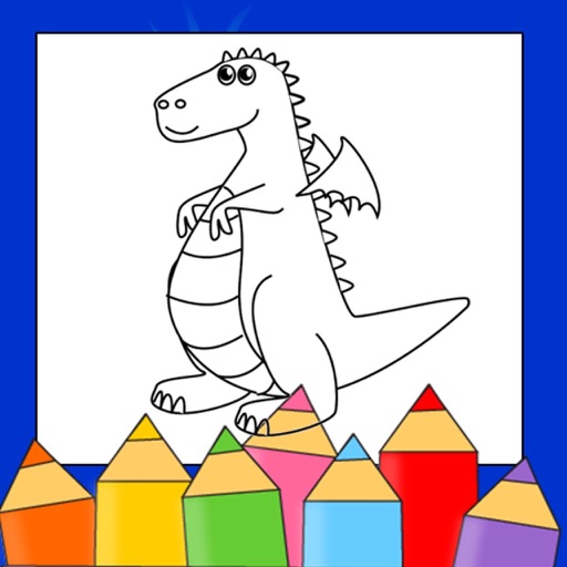 Dragon Coloring Drawing Book icon