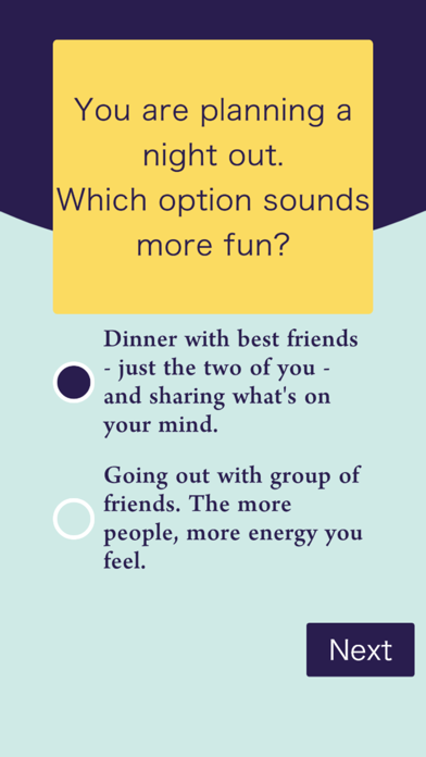 Screenshot #3 pour Personality Test: Introvert