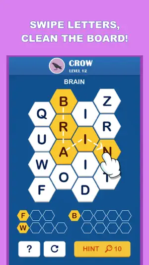 Wordful Hexa-Brain Word Search screenshot 2