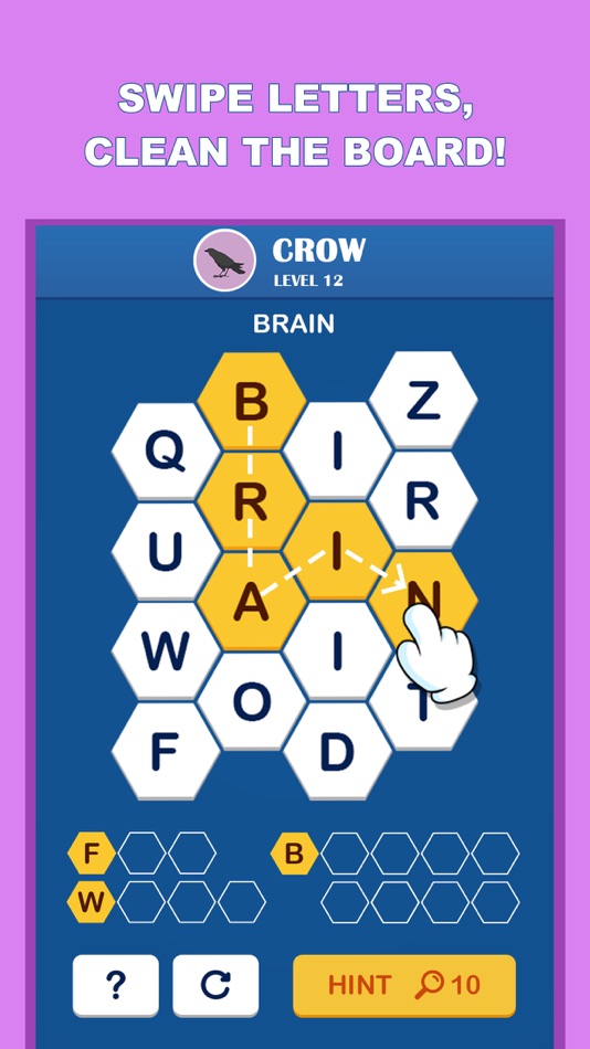 #2. Wordful Hexa-Brain Word Search (iOS) 来自: Smart Up Inc