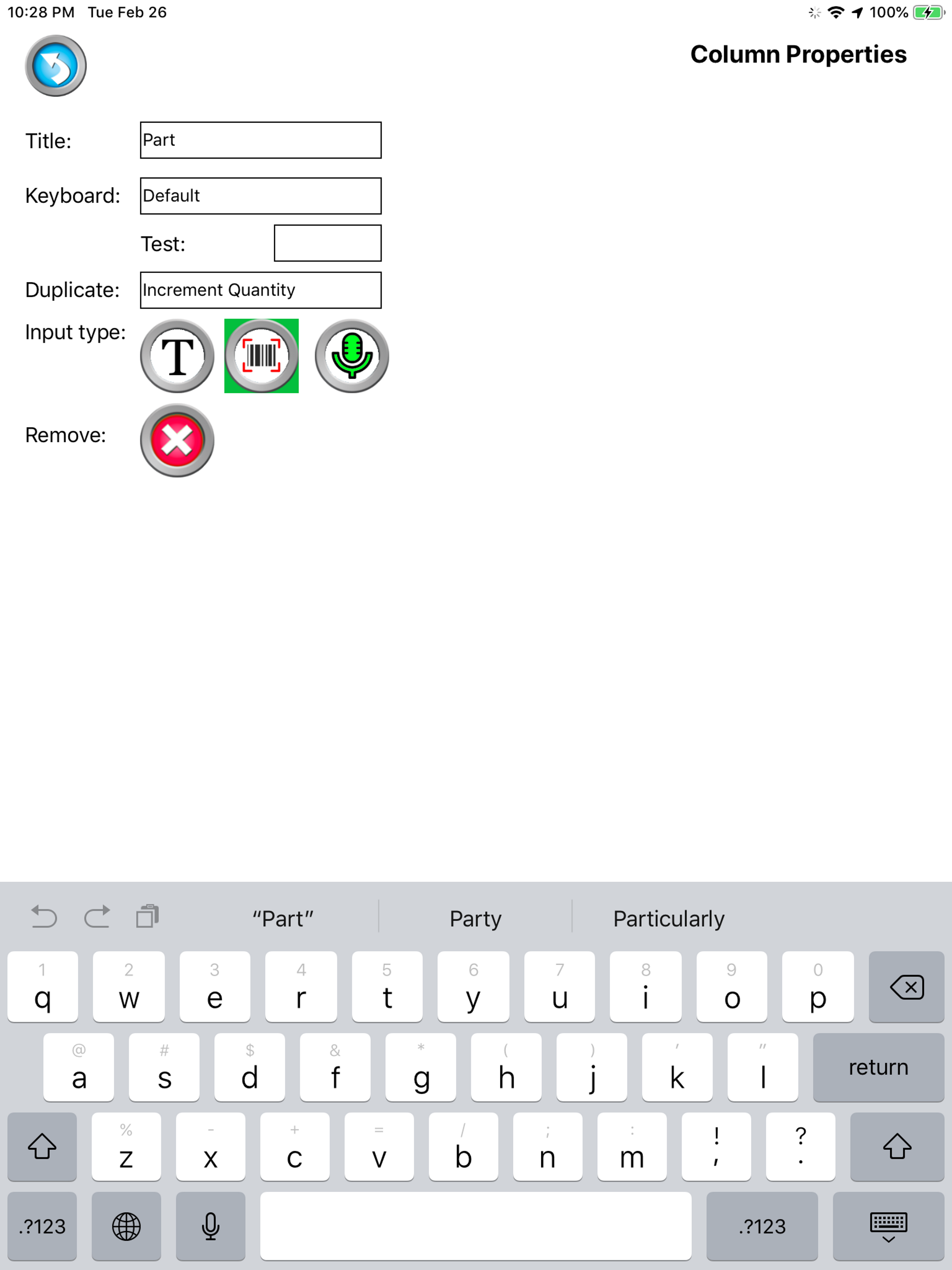 Scan to Spreadsheet