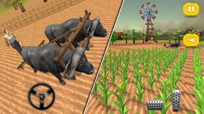 Village Farmers Plowing Harves screenshot 1