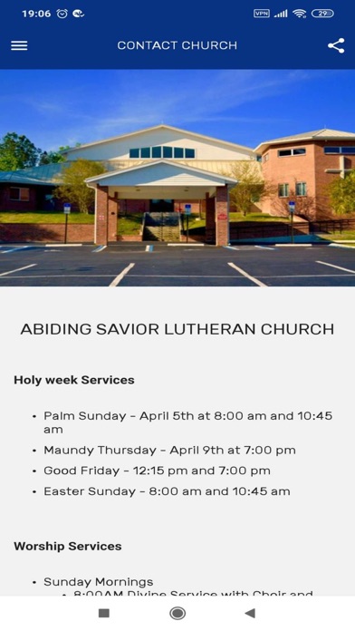 Abiding Savior Church & School Screenshot