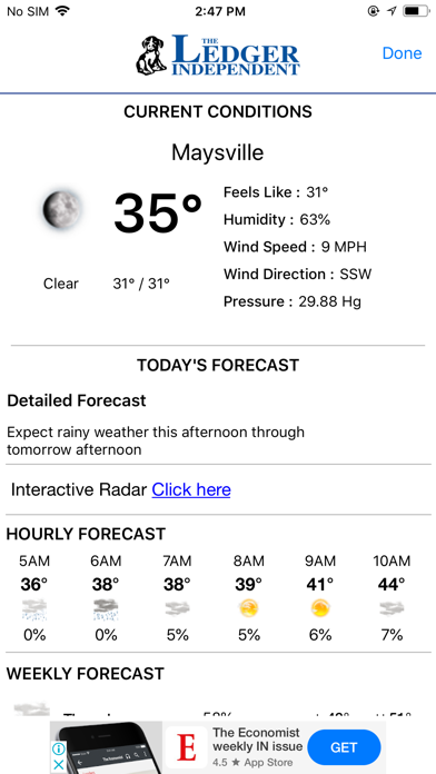 The Ledger Independent Screenshot