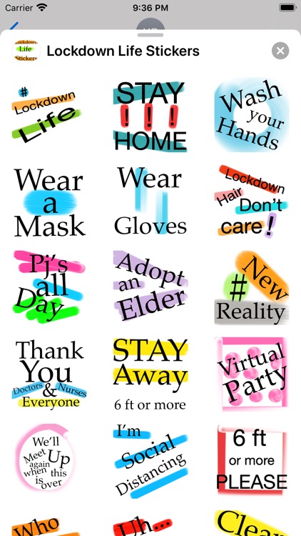 Lockdown Life Stickers