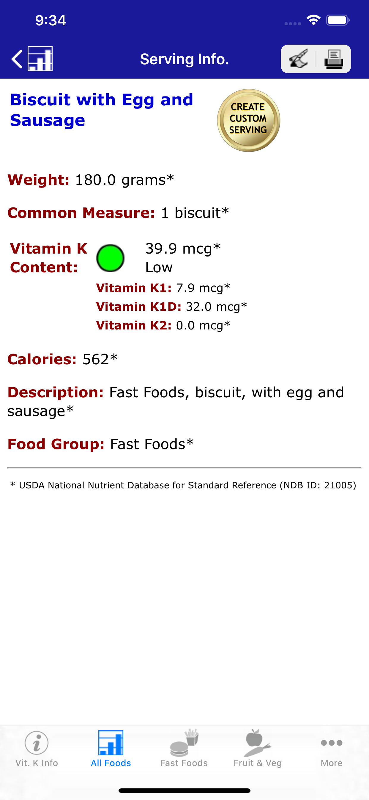 Vitamin K screenshot 3