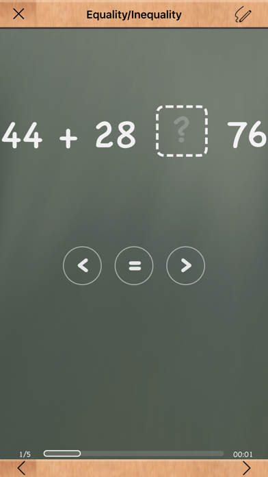 MathBoard Addition Screenshot