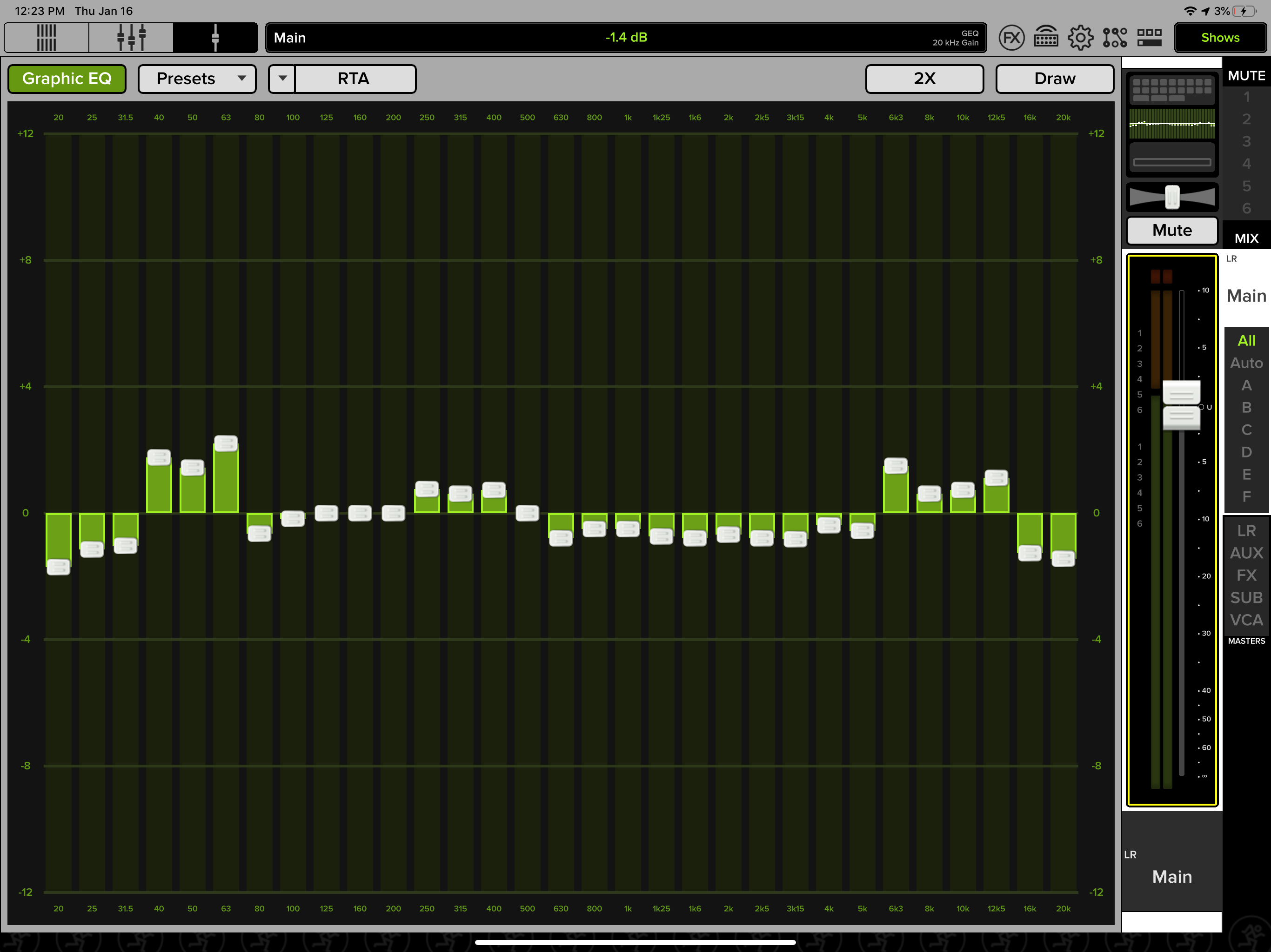 Mackie Master Fader 5
