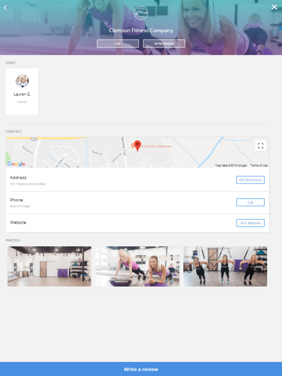 Screenshot #5 pour Clemson Fitness Company