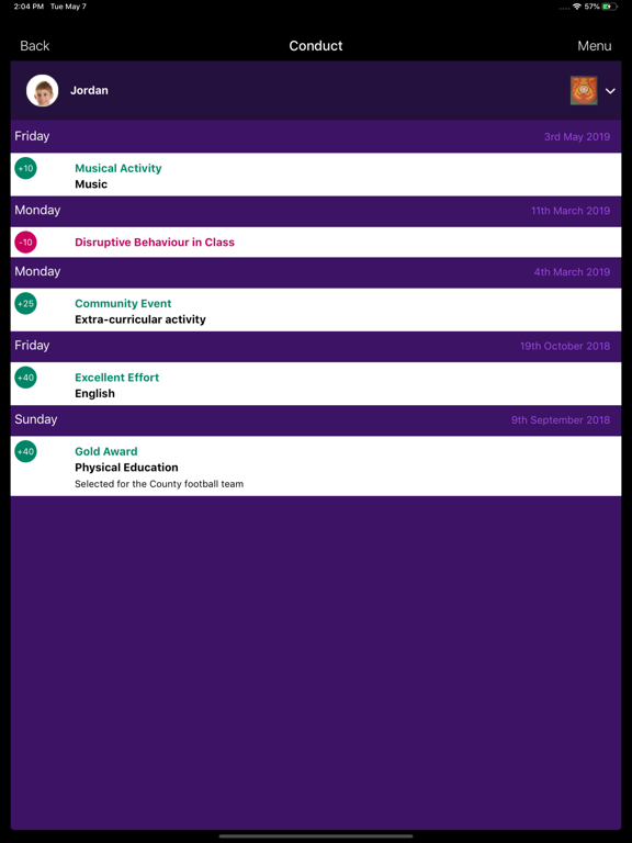 SIMS Parent iPad screenshot 4