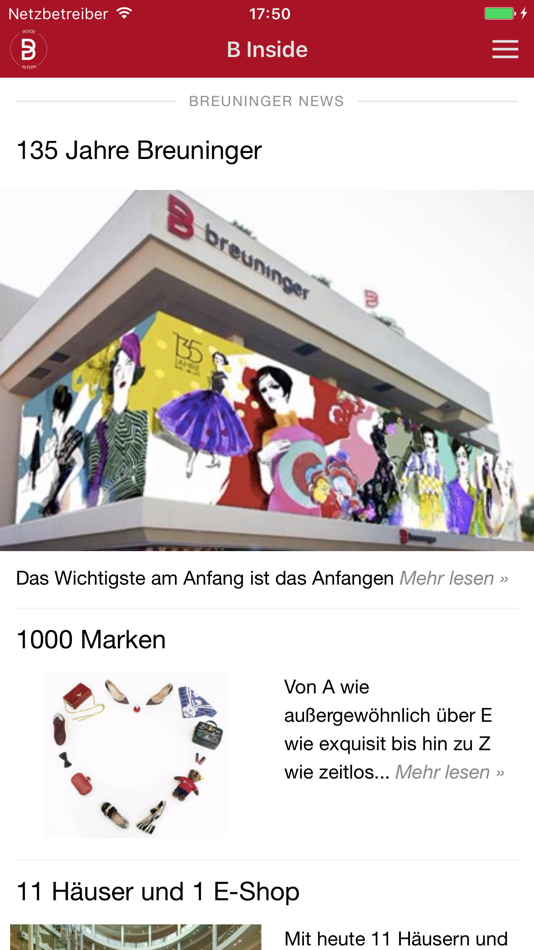 #1. B Inside (iOS) 由: E. Breuninger GmbH & Co.