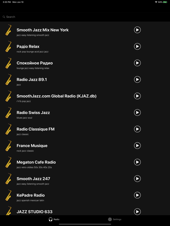 Screenshot #4 pour Classic Jazz Music
