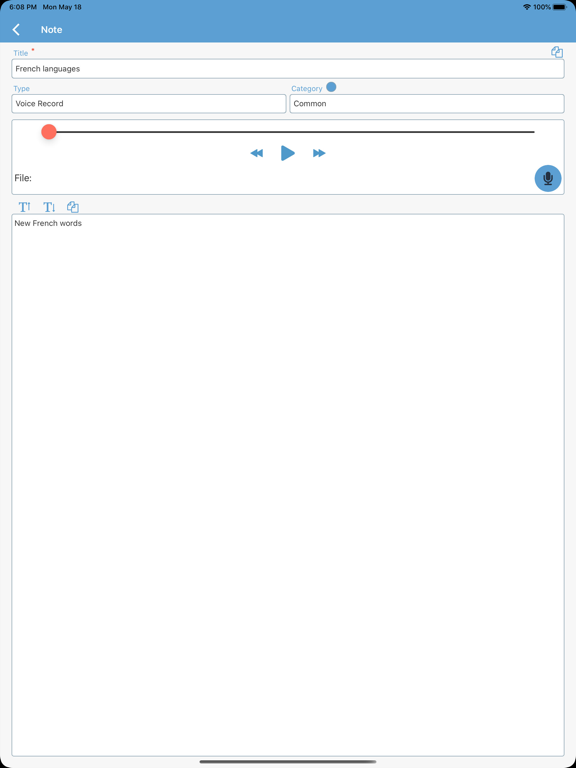 Notepad: notes, checklist iPad screenshot