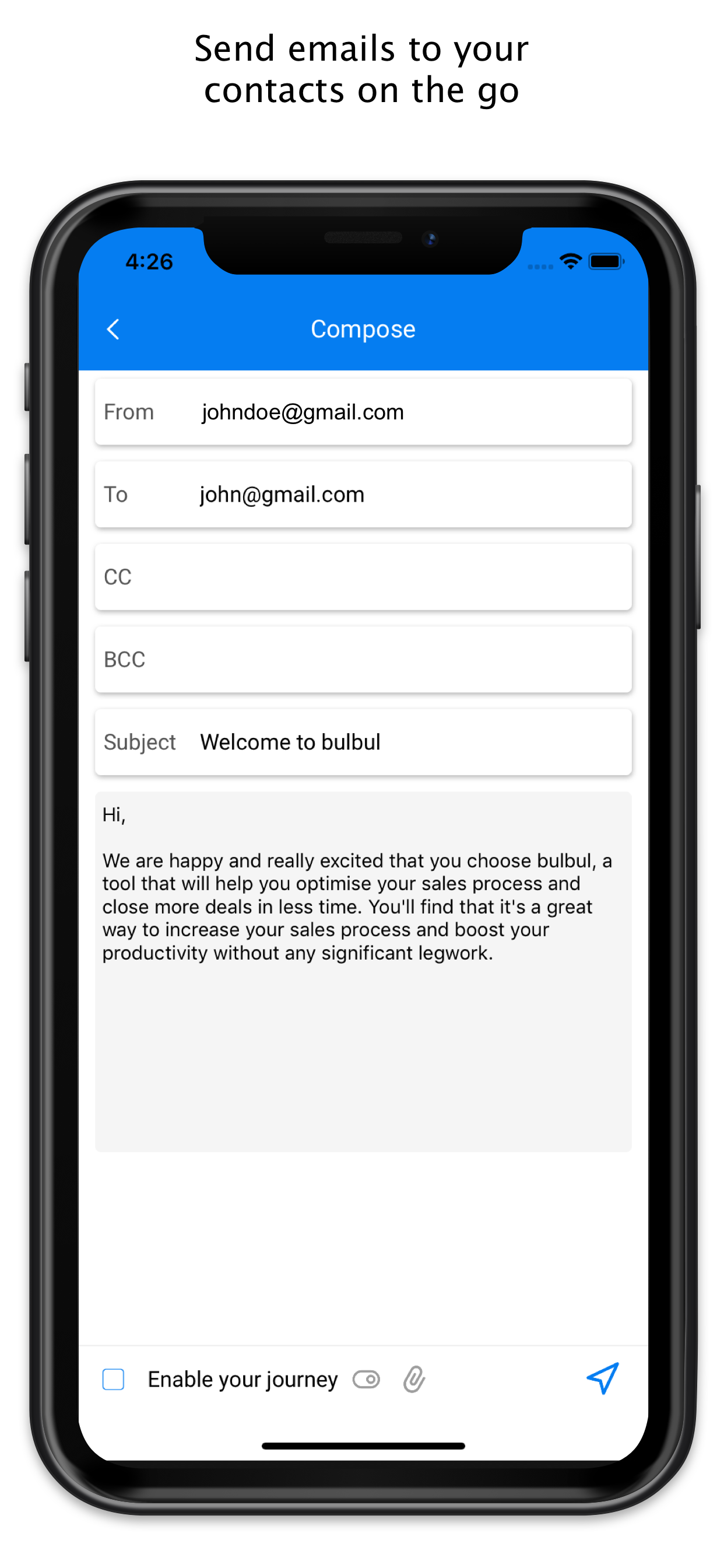 Bulbul CRM screenshot 5