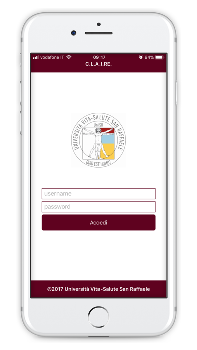 Screenshot #1 pour UniSR CLAIRE