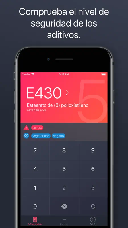 Aditivos alimentarios screenshot 2 of 5