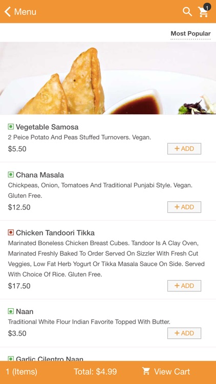 Rajput Indian Cuisine Suffolk screenshot-3