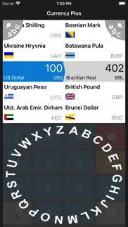 currency plus exchange rate iphone screenshot 2