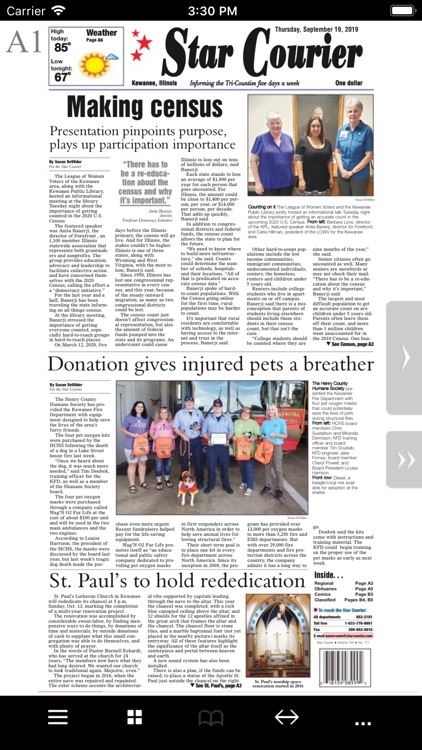 Kewanee Star Courier eEdition