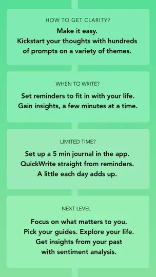 Скриншот WriteUp - Guided Daily Journal на iPhone 8