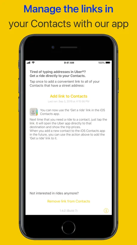 Ride To Contact