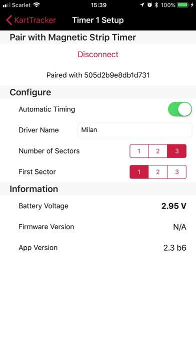 KartTracker CL screenshot 2