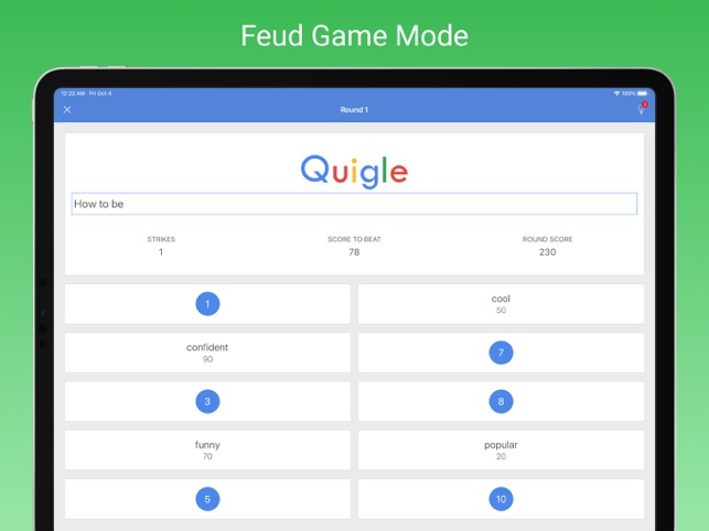Foogle Feud on the App Store