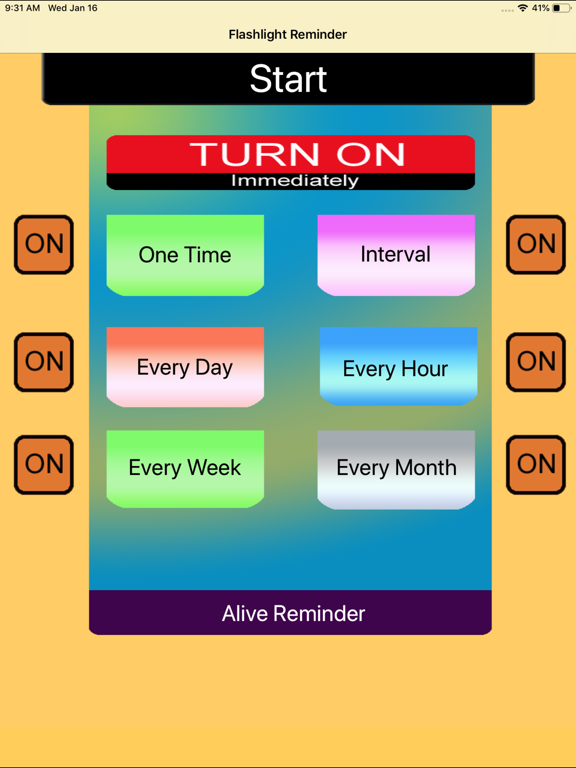 Screenshot #4 pour Flashlight Reminder