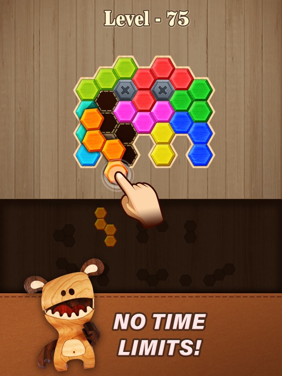 Block Hexa Puzzle: Wooden Game iPad screenshot 5 - Games app