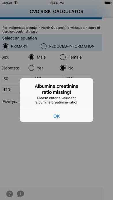 Screenshot #2 pour Indigenous CVD Risk Calculator
