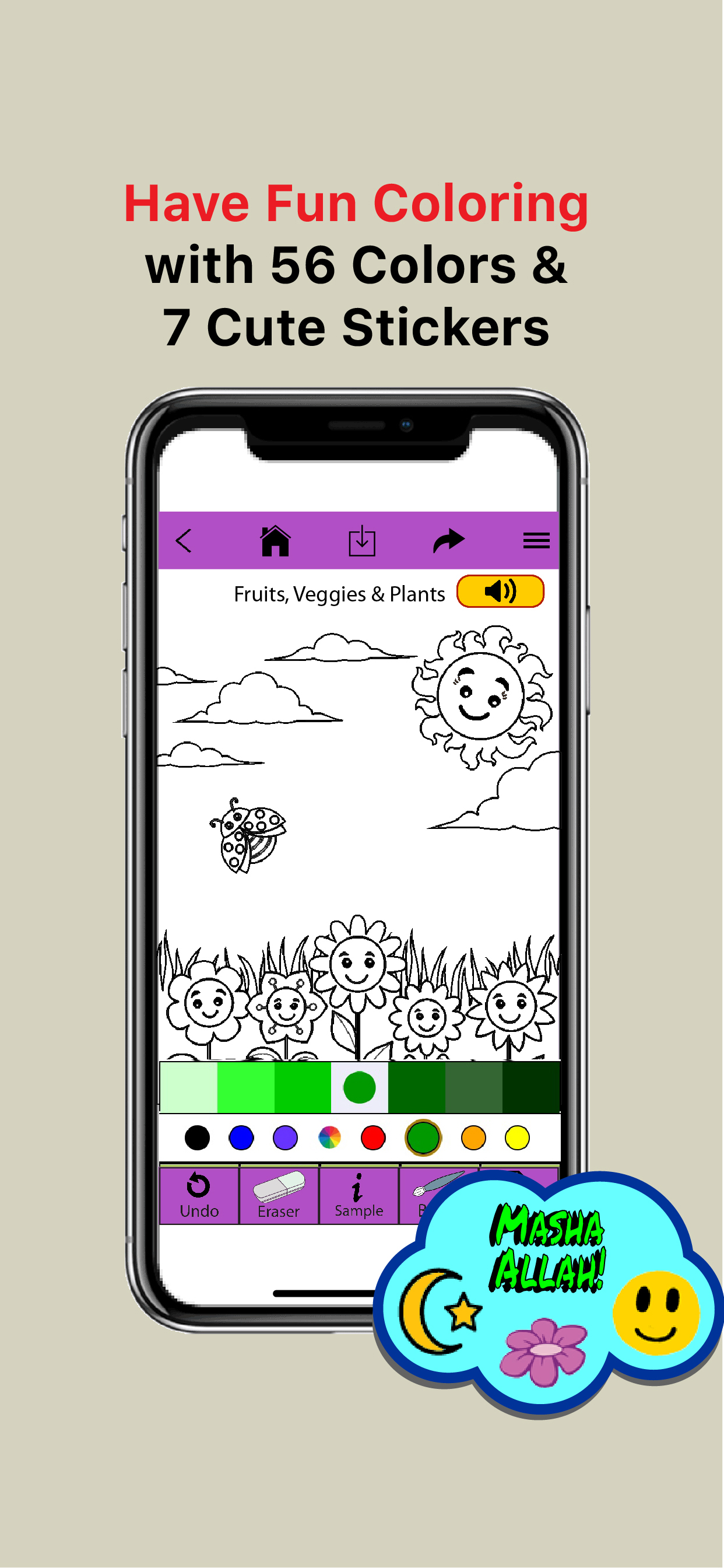 Color Fruits, Veggies & Plants