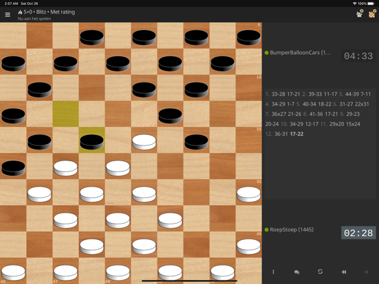 lidraughts • Online Draughts