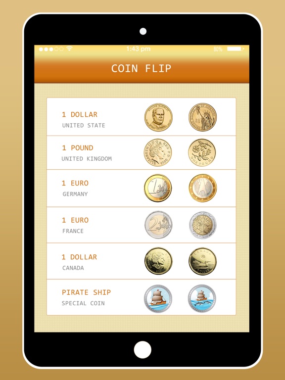 Screenshot #5 pour Coin flip- Heads or Tails Plus