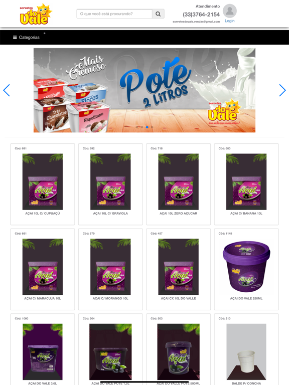 Screenshot #5 pour Loja Virtual Sorvetes do Vale