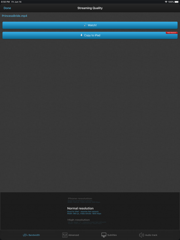 VLC Streamer iPad screenshot 3 - Entertainment app