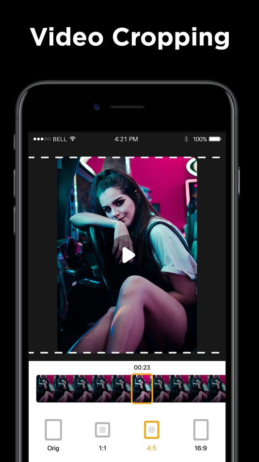 Video Crop: Trim & Cut Editor - 1.0.7 - (iOS)