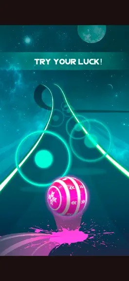 Game screenshot Dancing Neon Ball: Rush Road mod apk