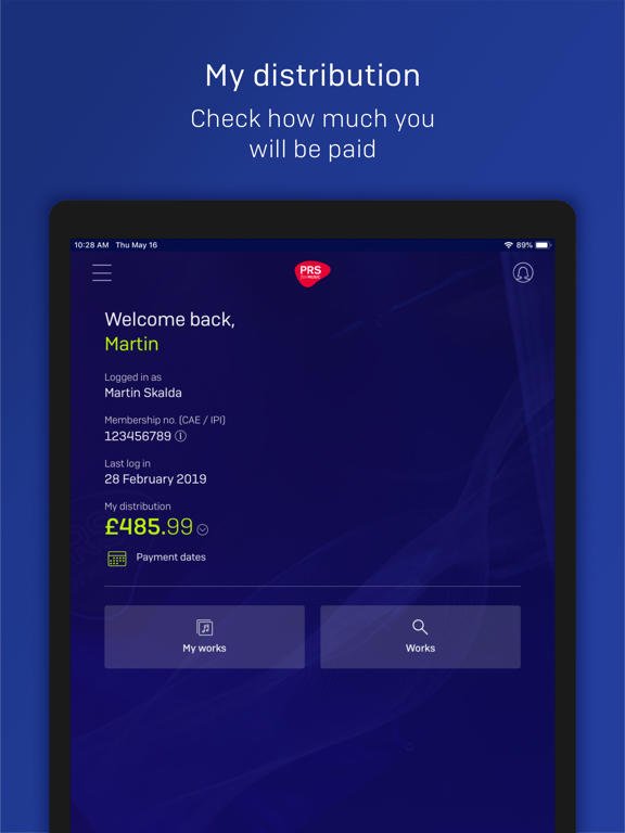 Screenshot #4 pour PRS for Music Mobile